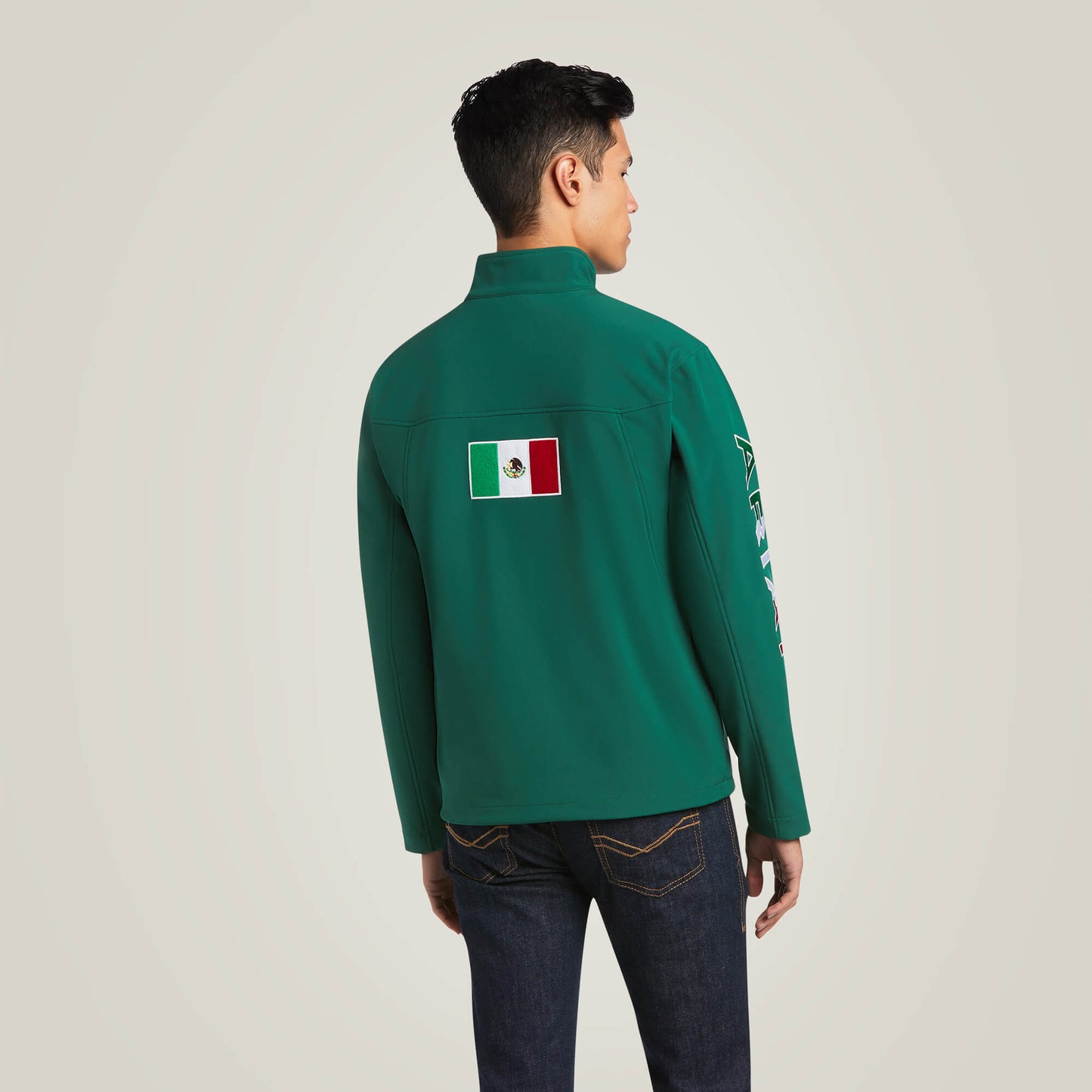 Men's New Team Softshell Mexico Green Jacket 10039459