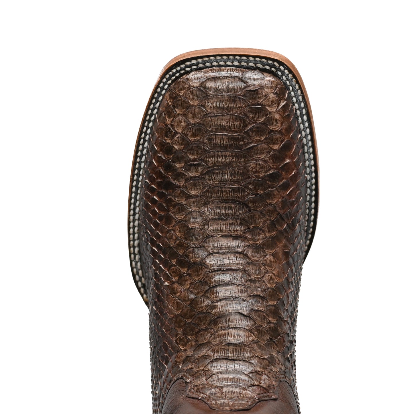 Vaquero Bronco Python Brown Exotic Western Boot