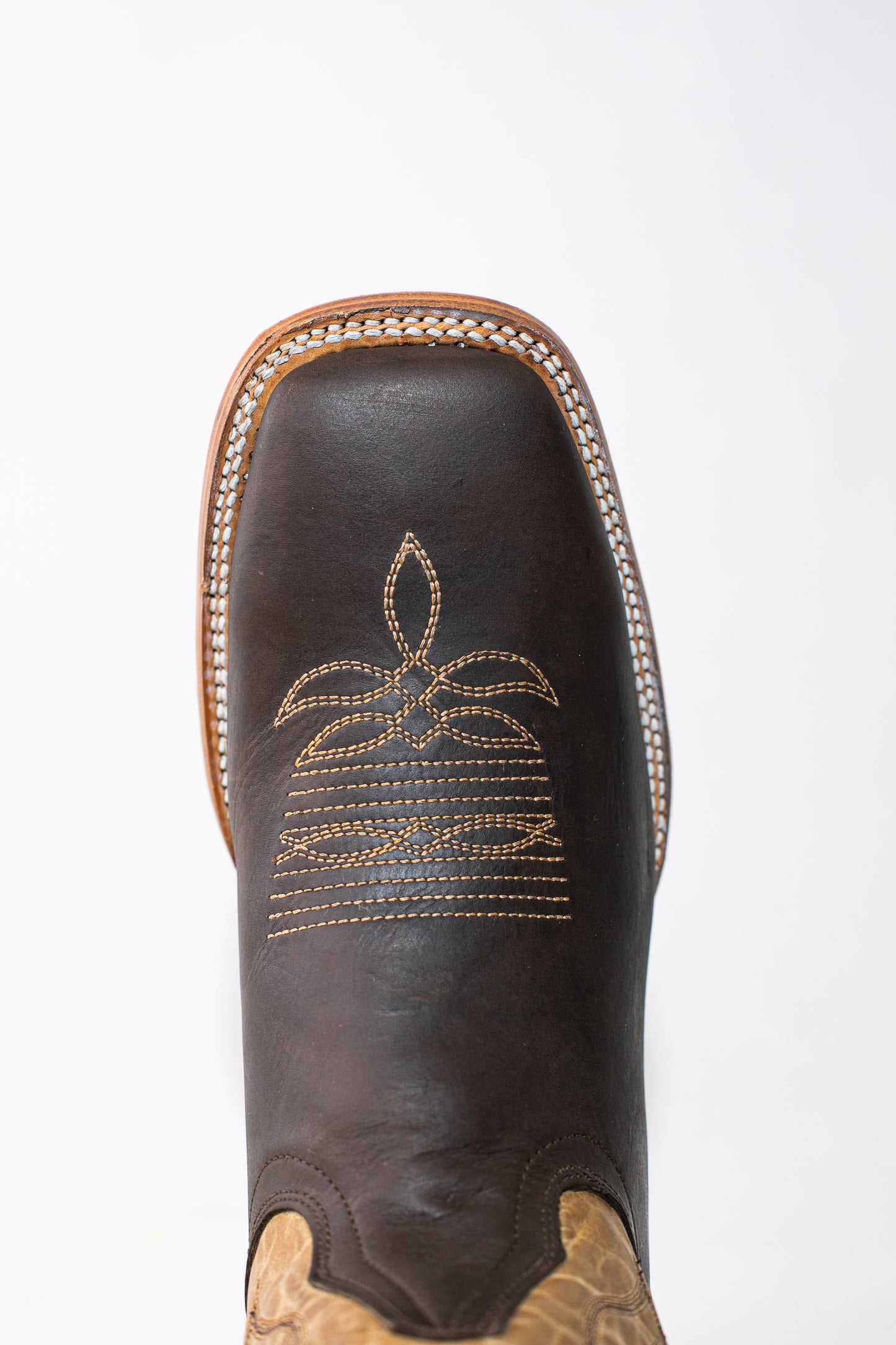 Vaquero Bronco Crazy Horse Brown/Tan Boot