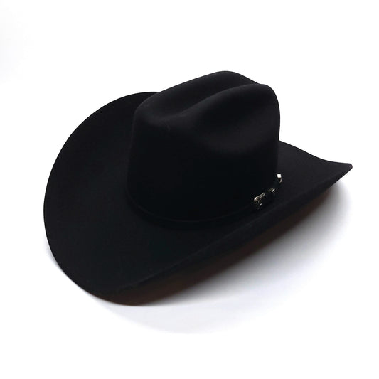 El Bronco Black 6x Wool Cowboy Hat