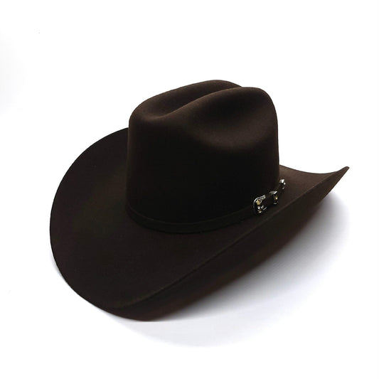 El Bronco Brown 6x Wool Cowboy Hat