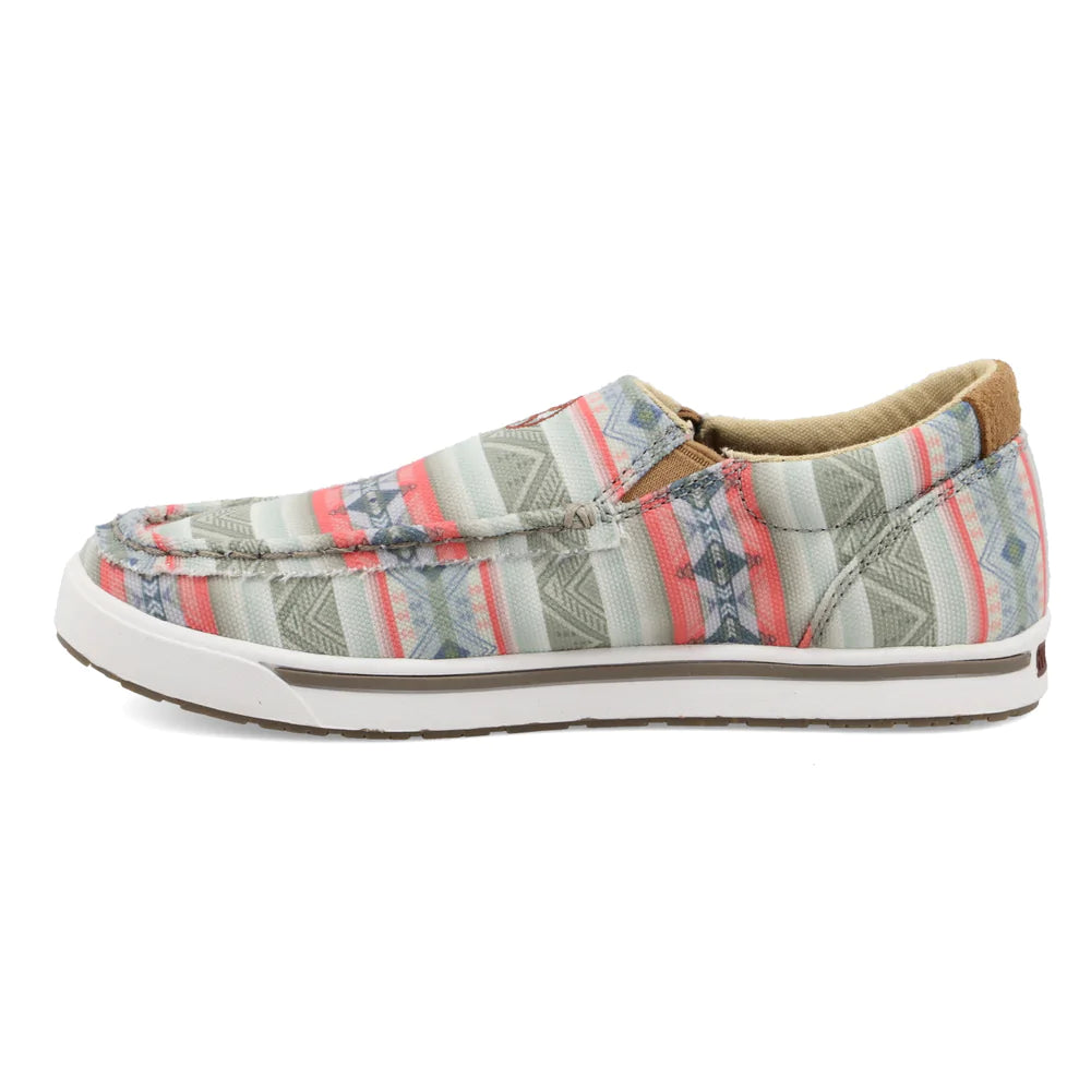 Hooey Kid's Slip-On Loper Pink Multi Shoe YHYC007