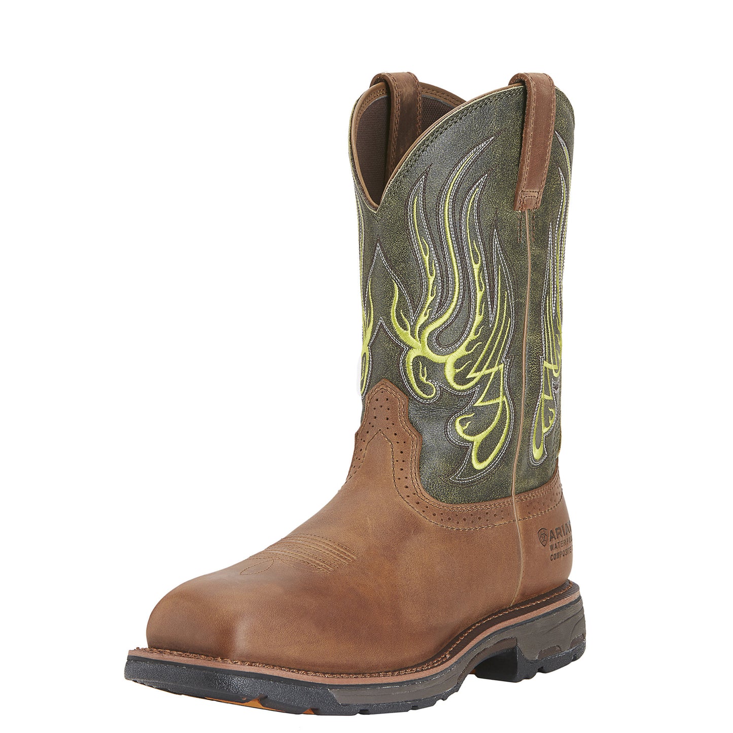 Ariat Rust WorkHog Mesteno Waterproof Composite Toe Work Boot 10015400