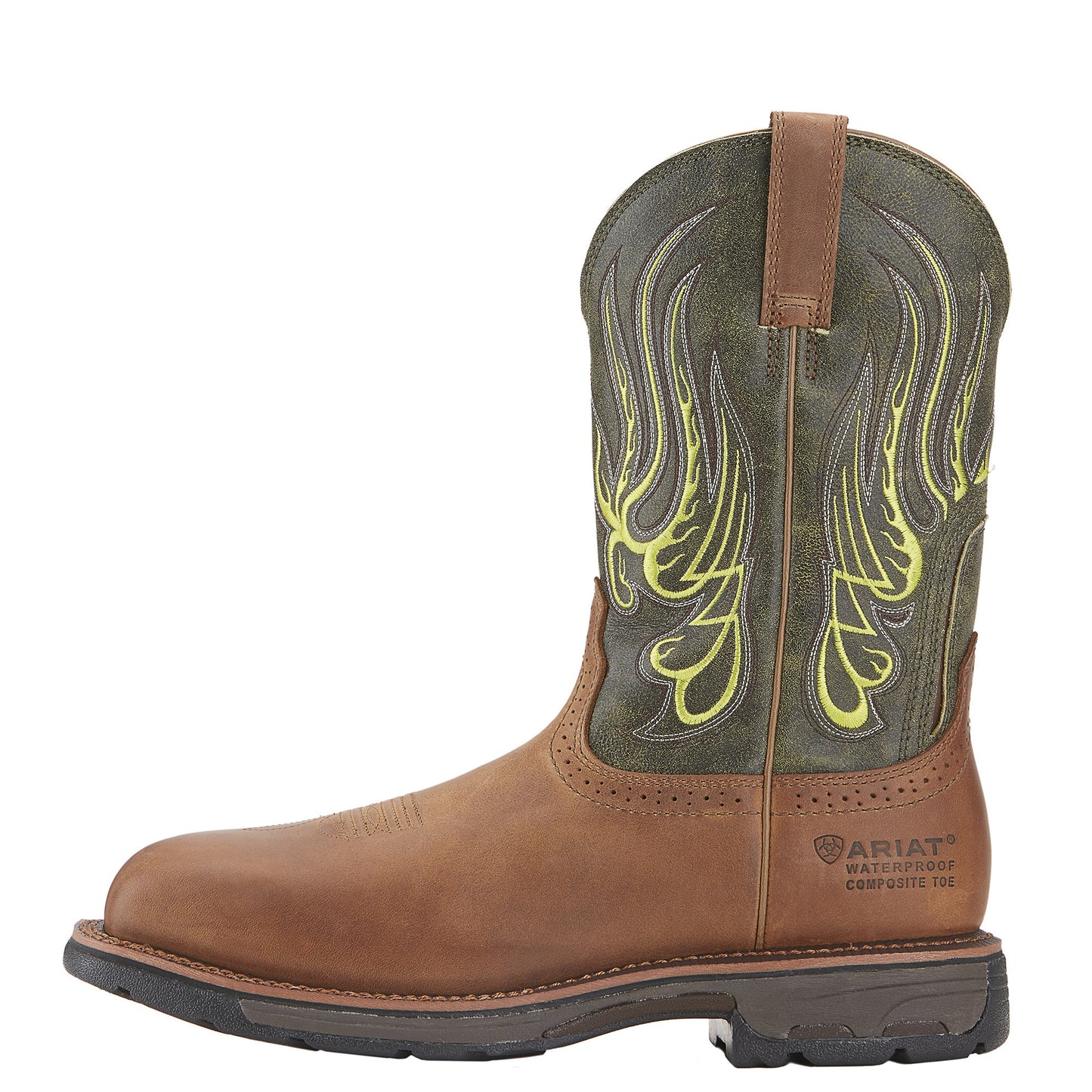 Ariat Rust WorkHog Mesteno Waterproof Composite Toe Work Boot 10015400