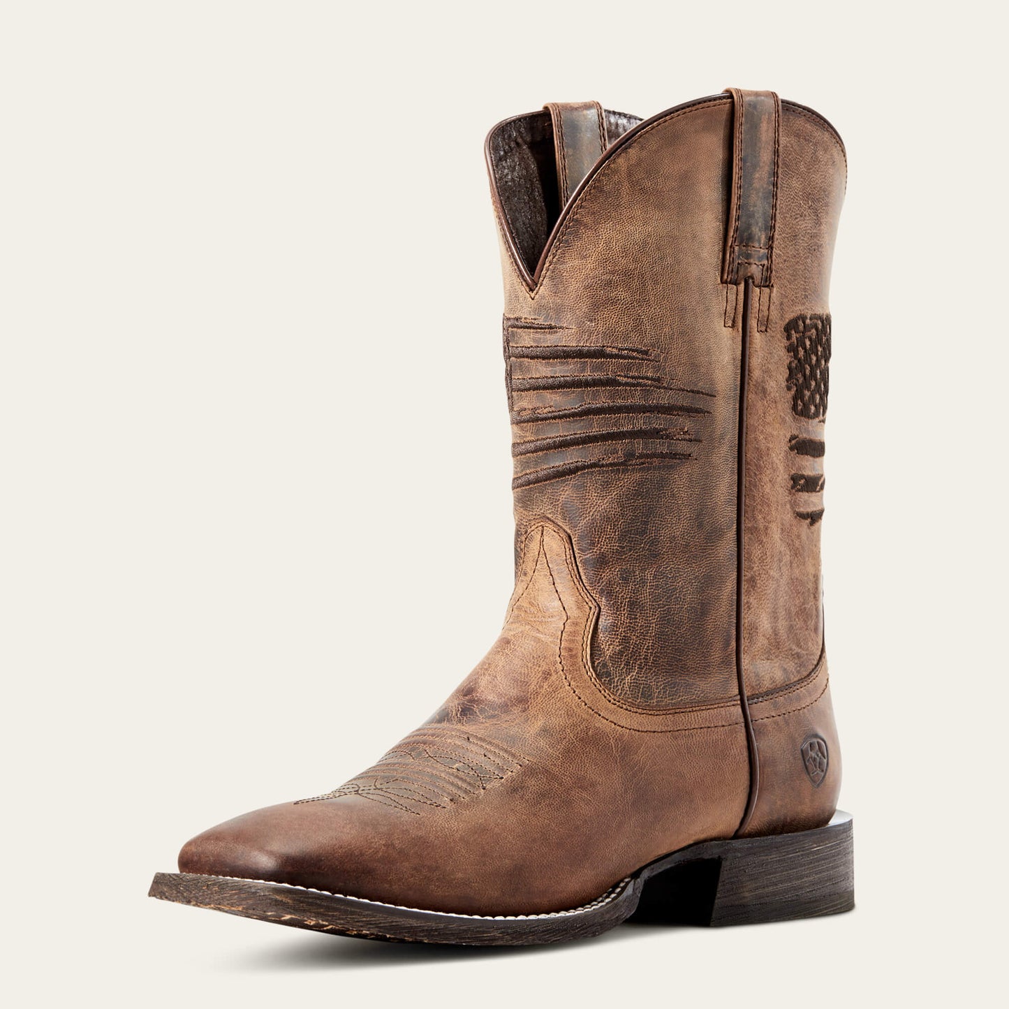 Ariat Weathered Tan Circuit Patriot Western Boot 10029699