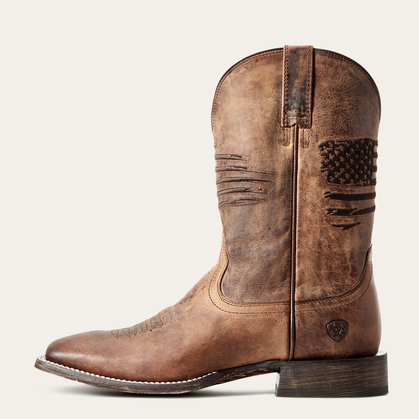 Ariat Weathered Tan Circuit Patriot Western Boot 10029699