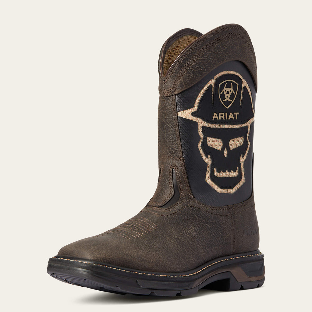 Ariat Iron Coffee WorkHog XT VentTEK Bold Work Boot 10038427
