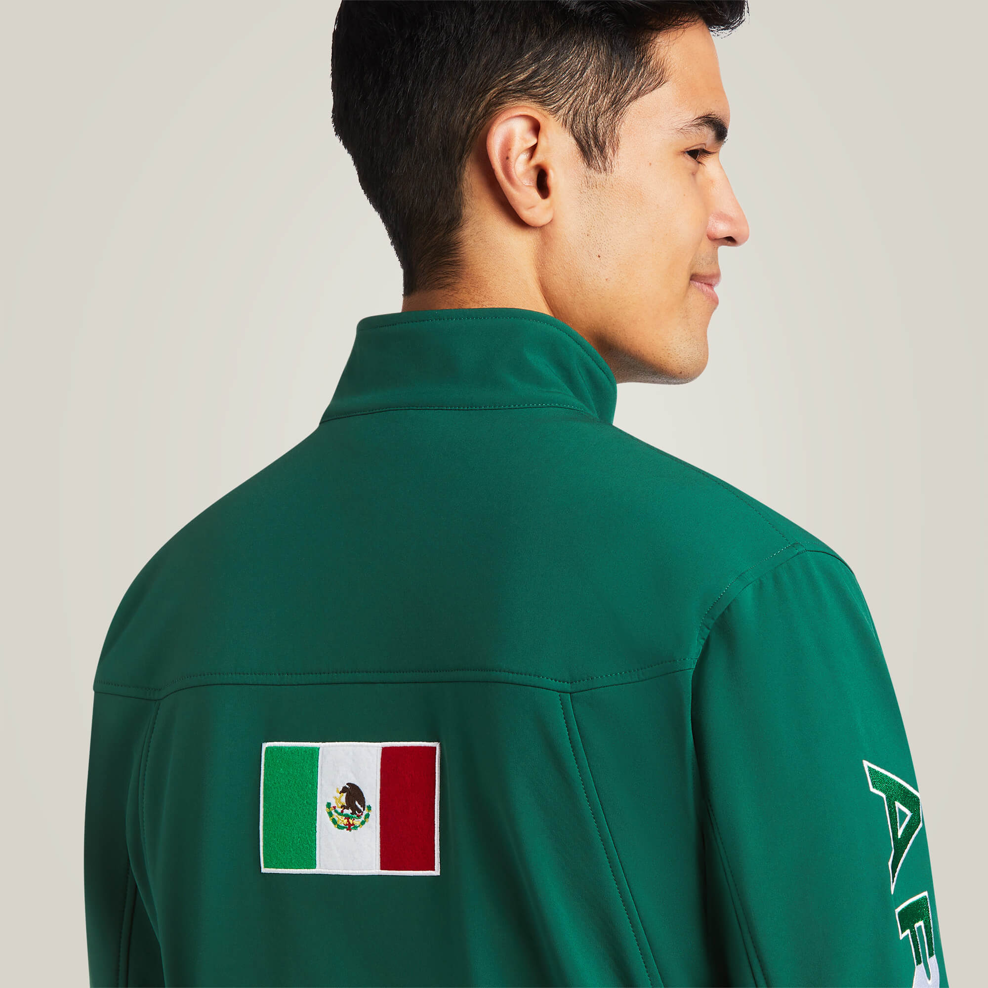 Men's New Team Softshell Mexico Green Jacket 10039459