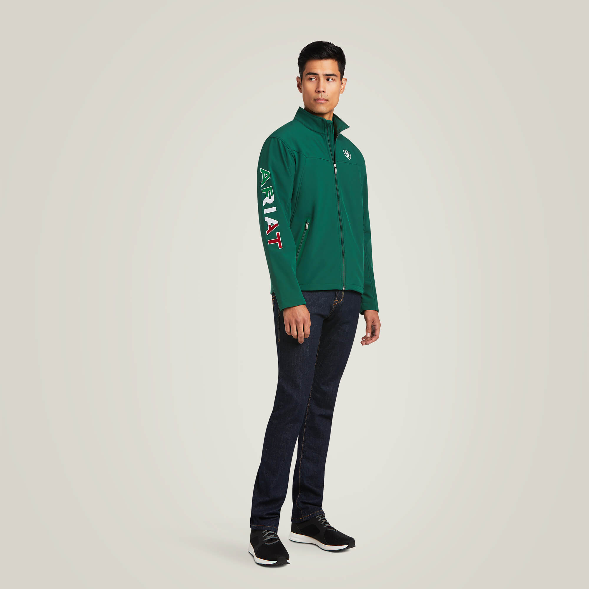 Men's New Team Softshell Mexico Green Jacket 10039459