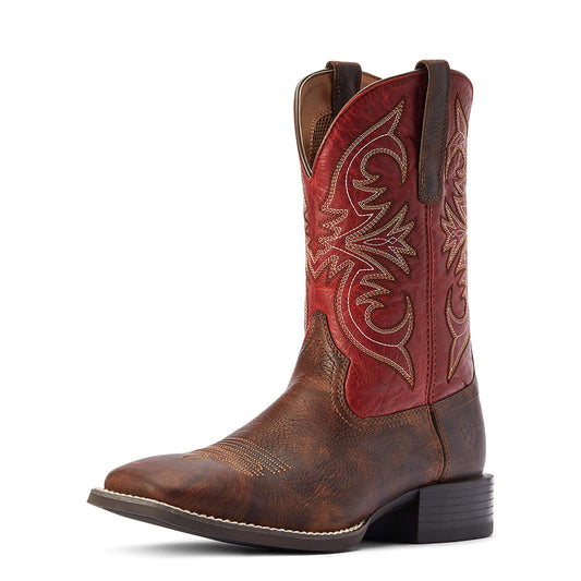 Ariat Matte Rebel Brown Sport Pardner Western Boot 10042391