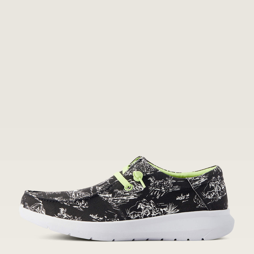 Ariat Men's Black Aloha Toile Western Hilo 10044510