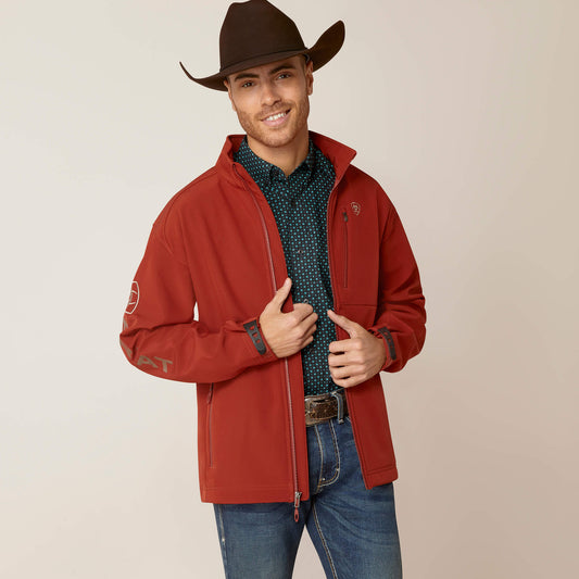 Ariat Men's Logo 2.0 Koa Wood Softshell Jacket 10046730