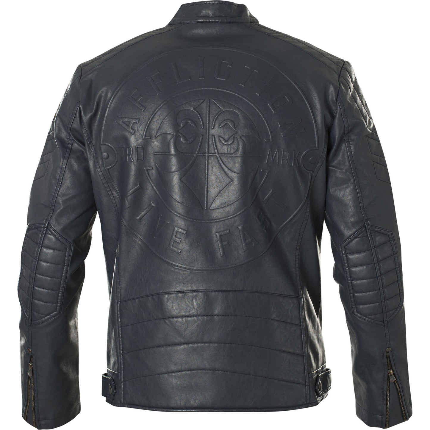 Affliction Blue Liberty Moto Jacket