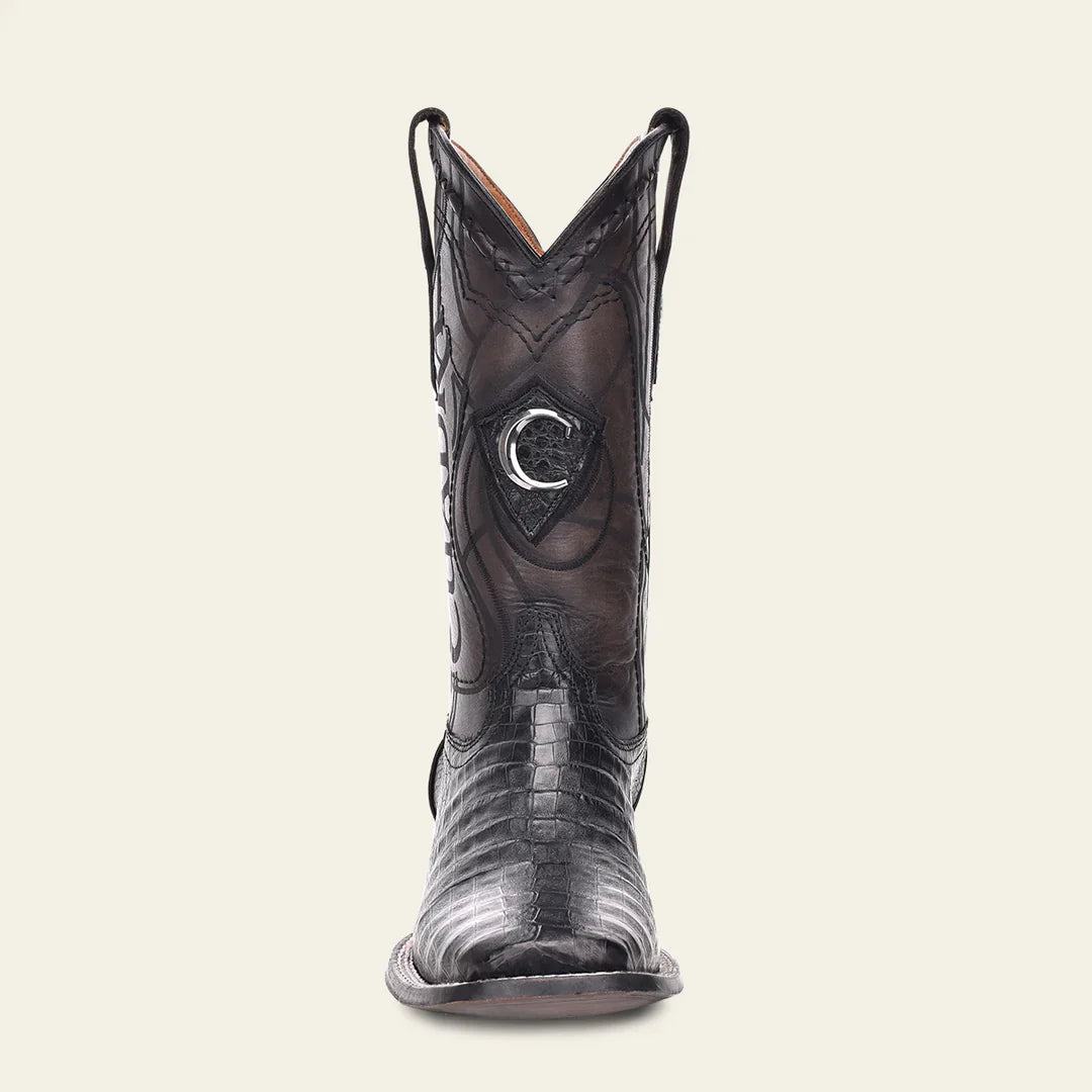 Cuadra Black Caiman Exotic Boot CU678