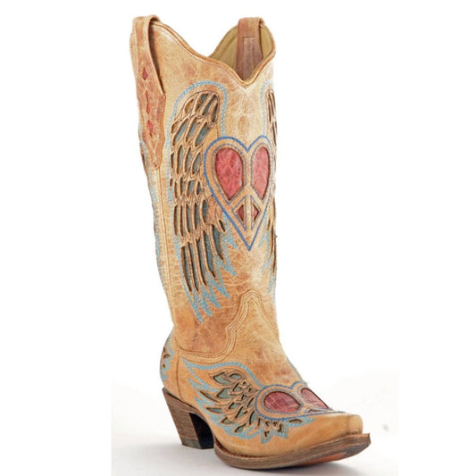 Corral Saddle Blue-Jean Wing A1976