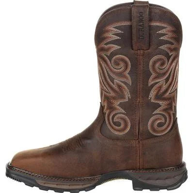 Durango® Maverick XP™ Burly Brown Steel Toe Waterproof Western Work Boot DDB0206