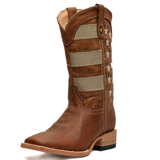 Vaquero Bronco Crazy Honey Boot