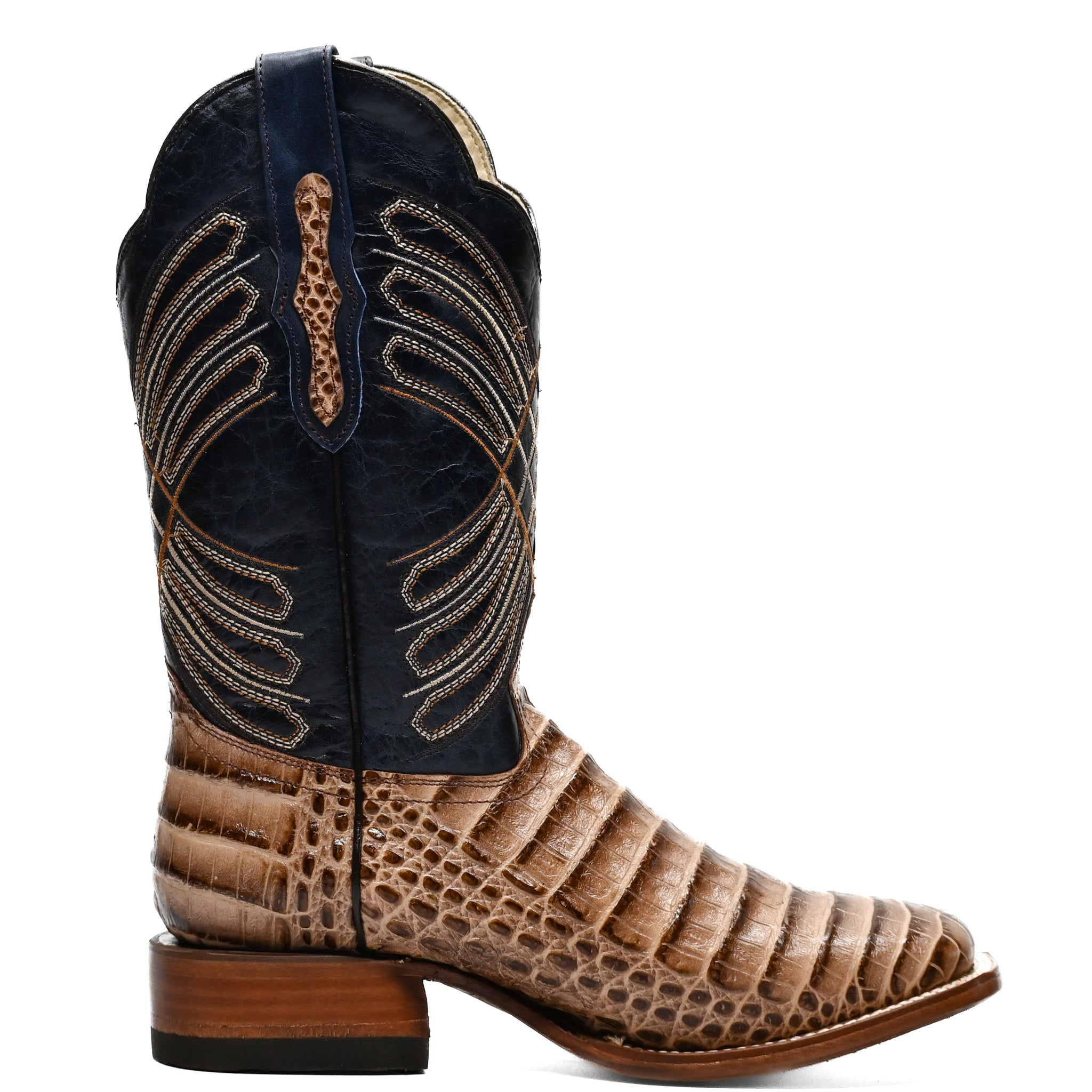 Vaquero Bronco Printed Brown Back Orix Boot