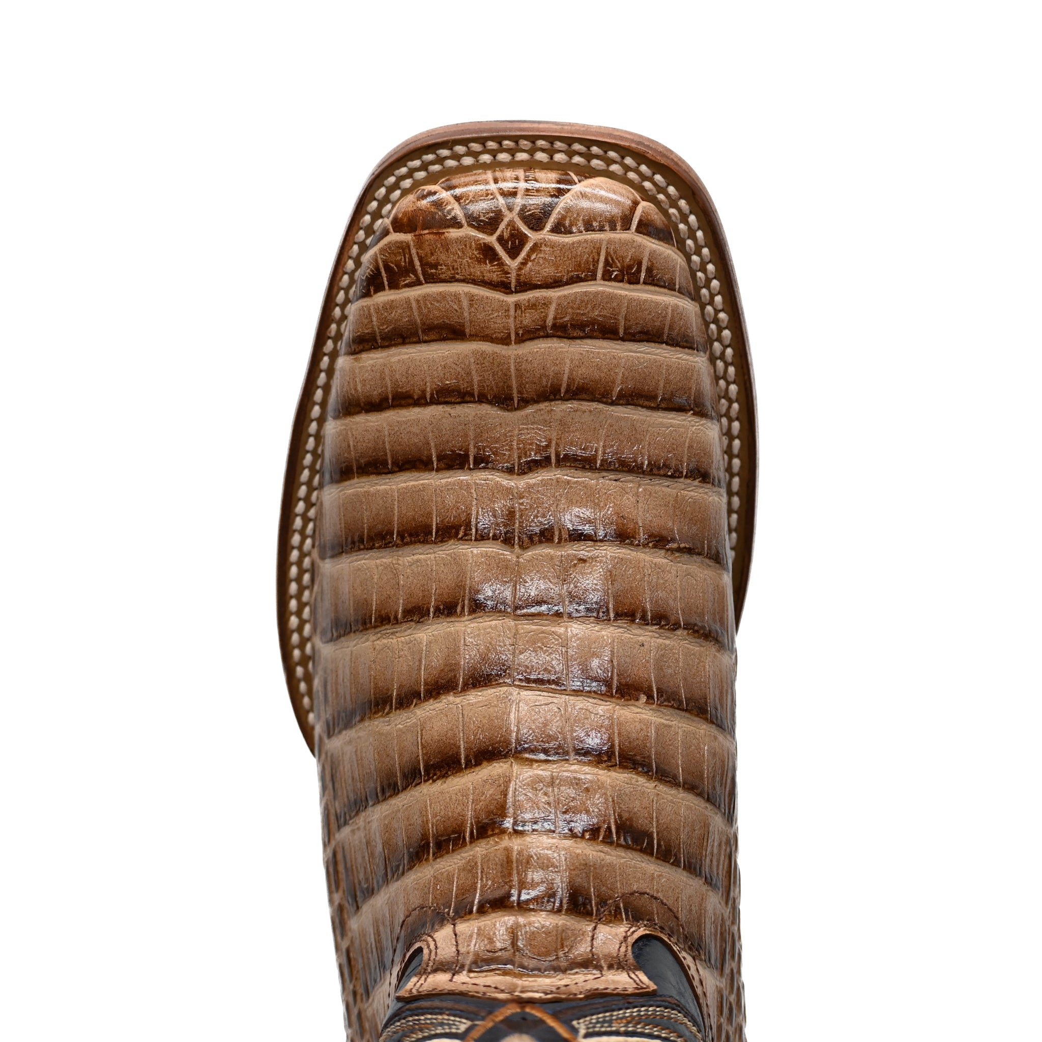 Vaquero Bronco Printed Brown Back Orix Boot