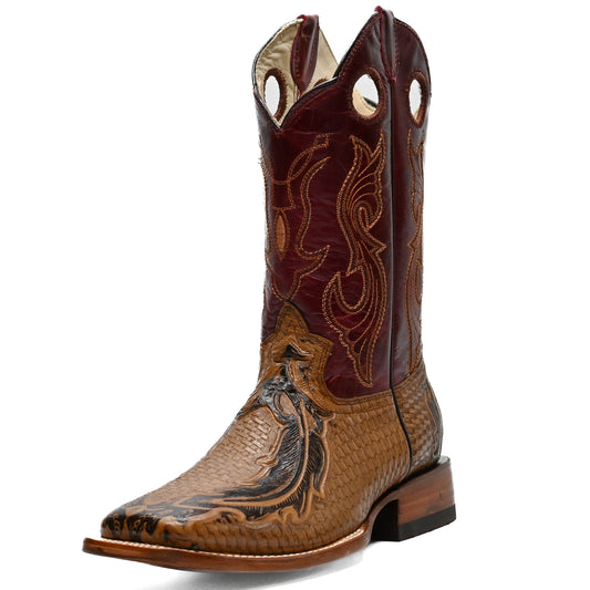 Vaquero Bronco Feather Petatillo Boot