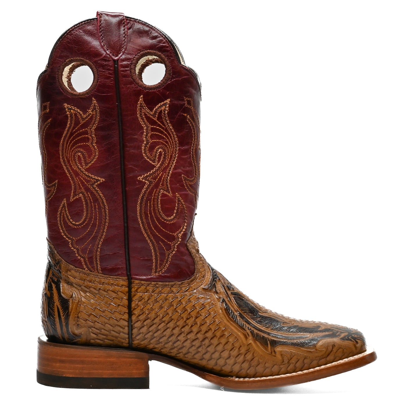 Vaquero Bronco Feather Petatillo Boot