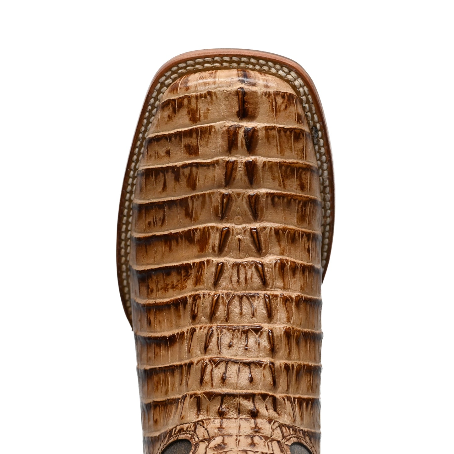 Vaquero Bronco Printed African Caiman Tail Orix Boot