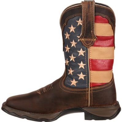 Durango Lady Rebel Patriotic Pull-On Western Flag Boot