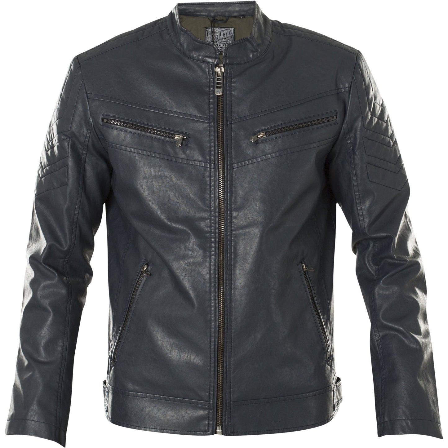 Affliction Blue Liberty Moto Jacket