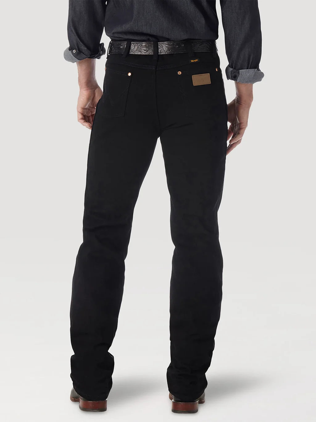 Wrangler Cowboy Cut Slim Fit Jeans Shadow Black 936WBK