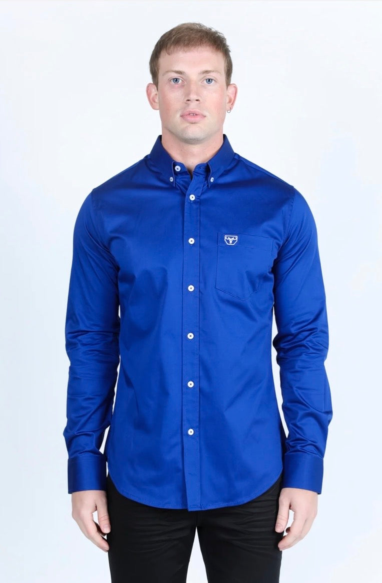 Platini Mens Modern Fit Stretch Dress Shirt CTL9830