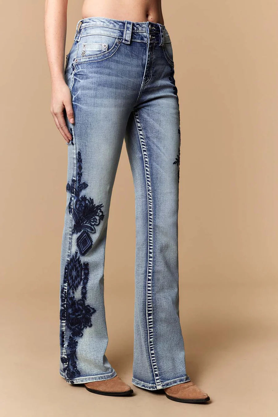 Women's Embellished Bootcut Jeans