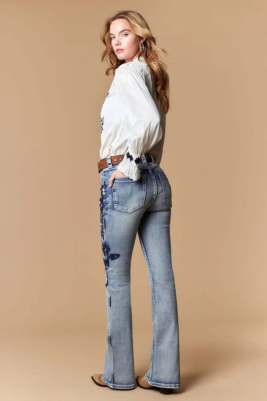 Women's Embellished Bootcut Jeans