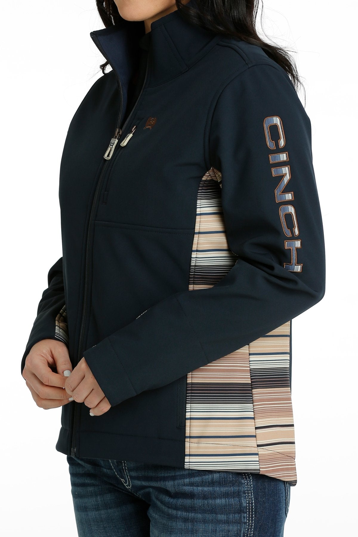 Cinch Women's Concealed Carry Bonded Jacket - Navy