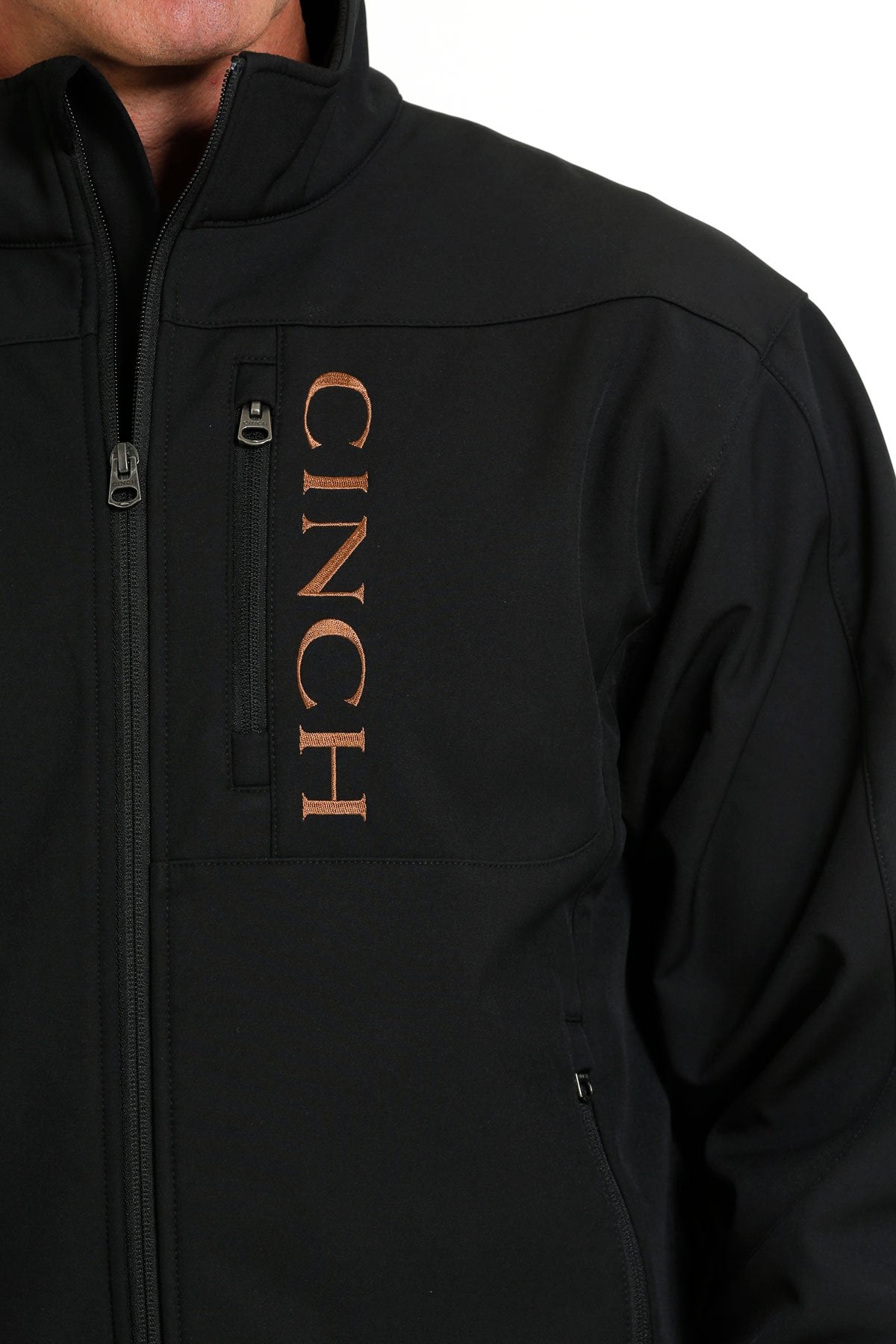 Cinch Men's Solid Bonded Jacket - Black