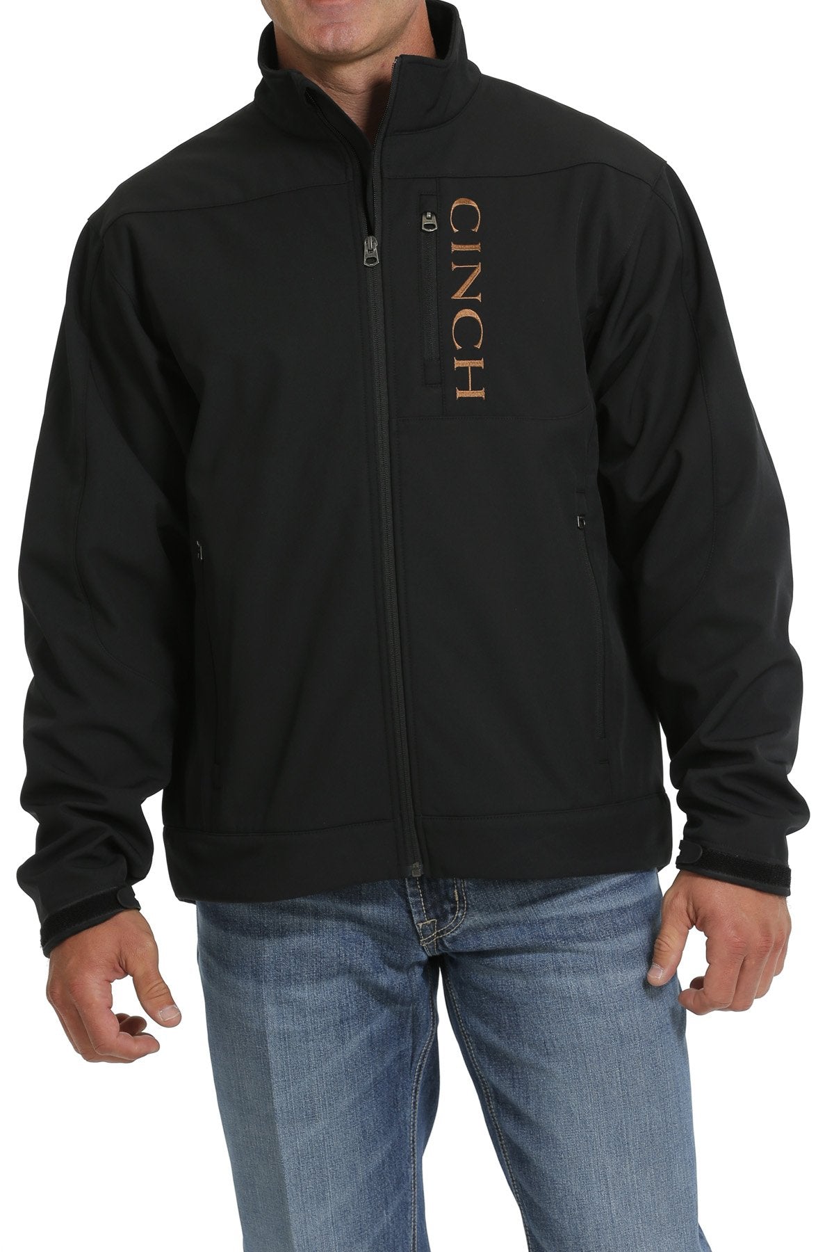 Cinch Men's Solid Bonded Jacket - Black