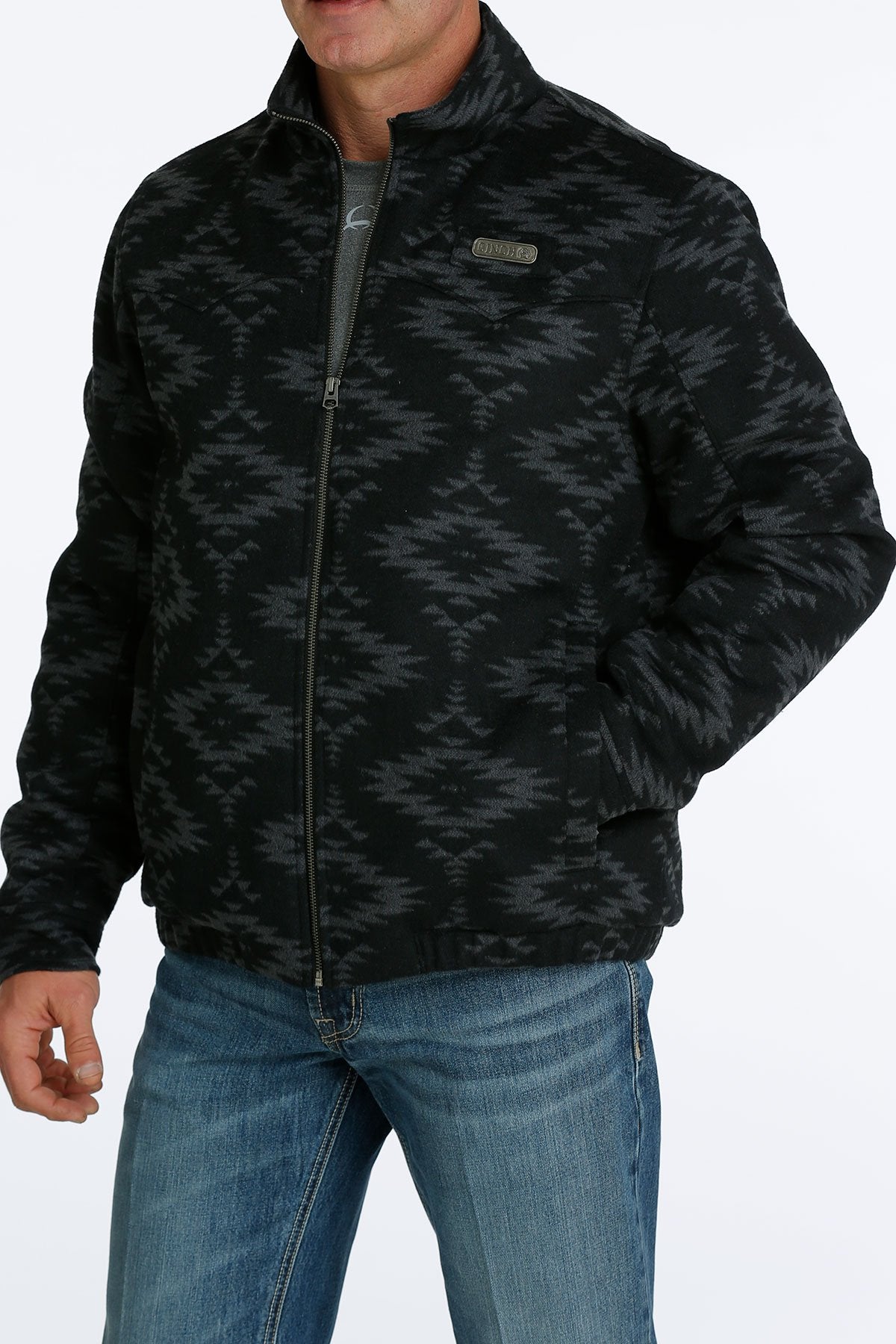 Cinch Men's Concealed Carry Bonded Jacket - Black