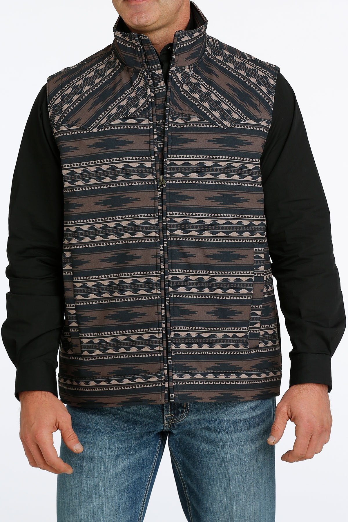 Cinch Men's Concealed Carry Bonded Vest - Brown