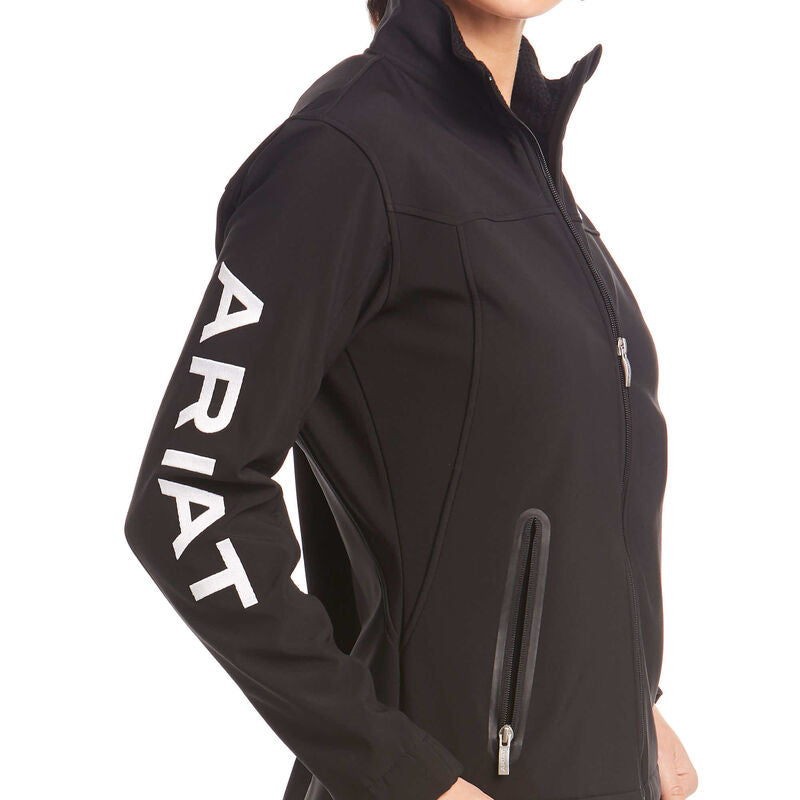 Women's New Team Black Softshell Jacket 10019206