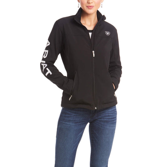 Women's New Team Black Softshell Jacket 10019206