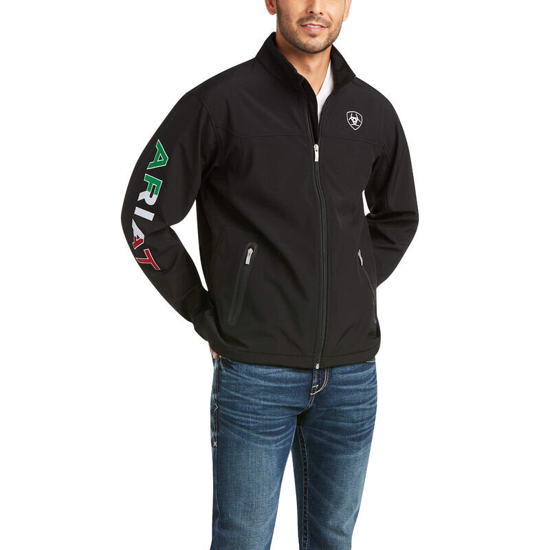 Men's New Team Softshell Mexico Water Resistant Jacket 10031424