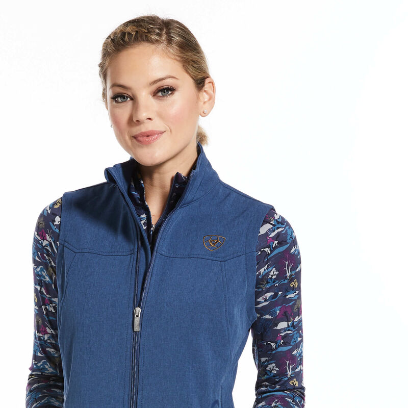 Women's New Team Softshell Marine Blue Heather 10032728