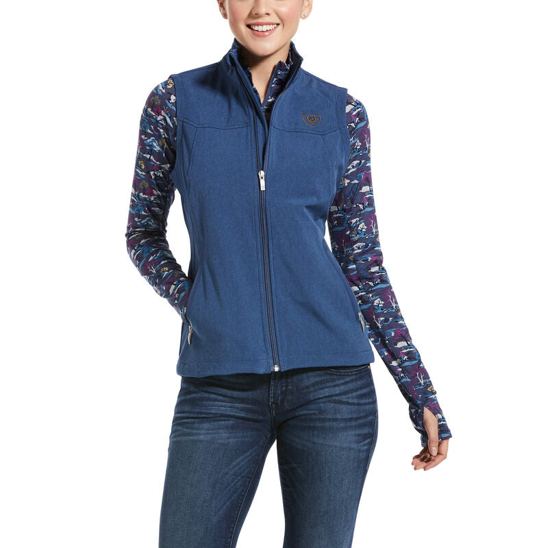 Women's New Team Softshell Marine Blue Heather 10032728