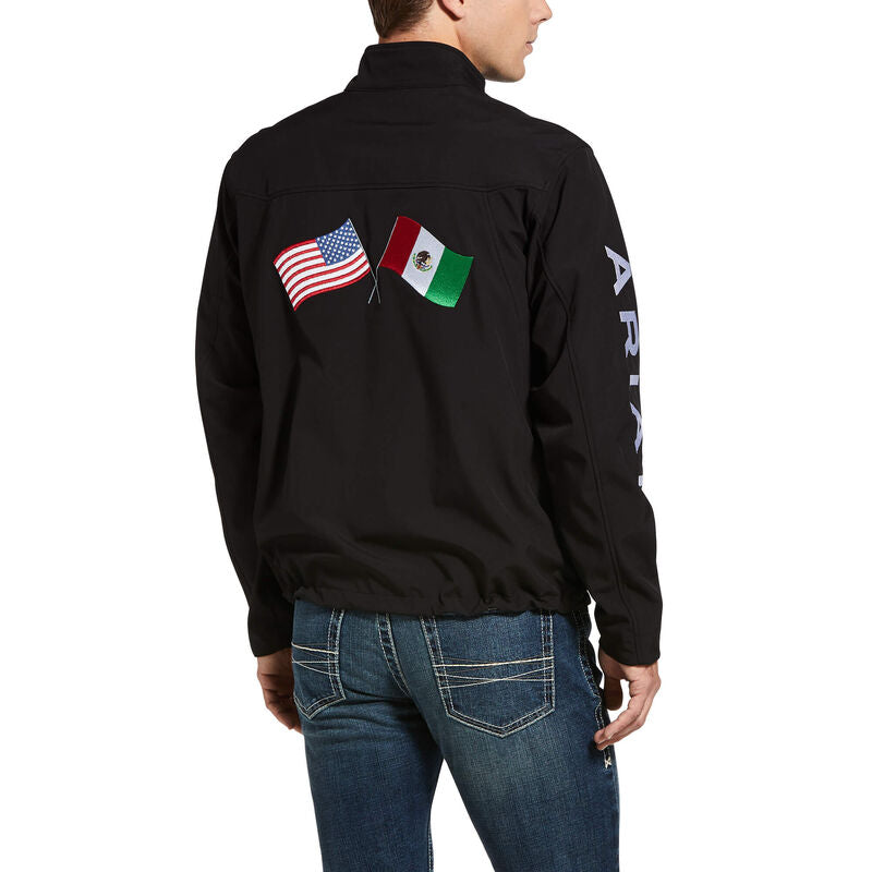 Men's New Team Softshell Black USA/MEX Jacket 10033523