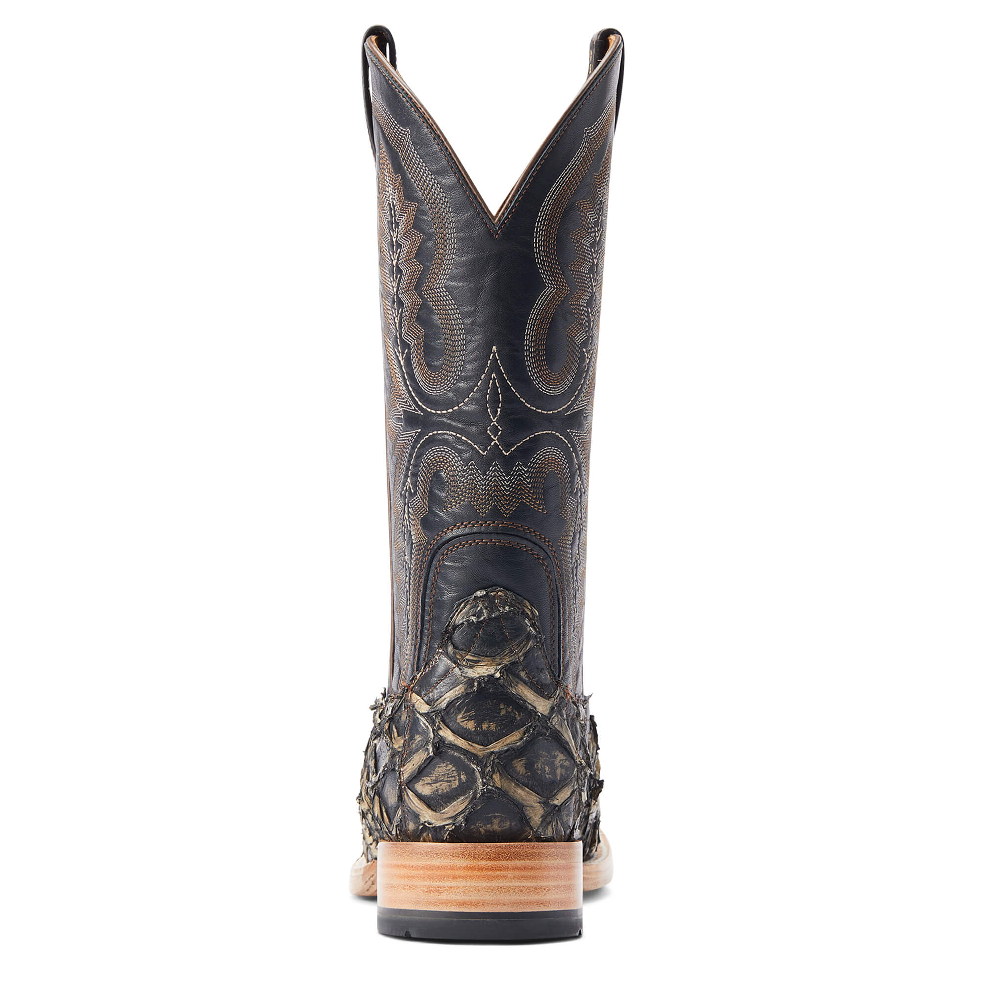 Ariat Deep Water Distressed Black Piraruci Western Boot
