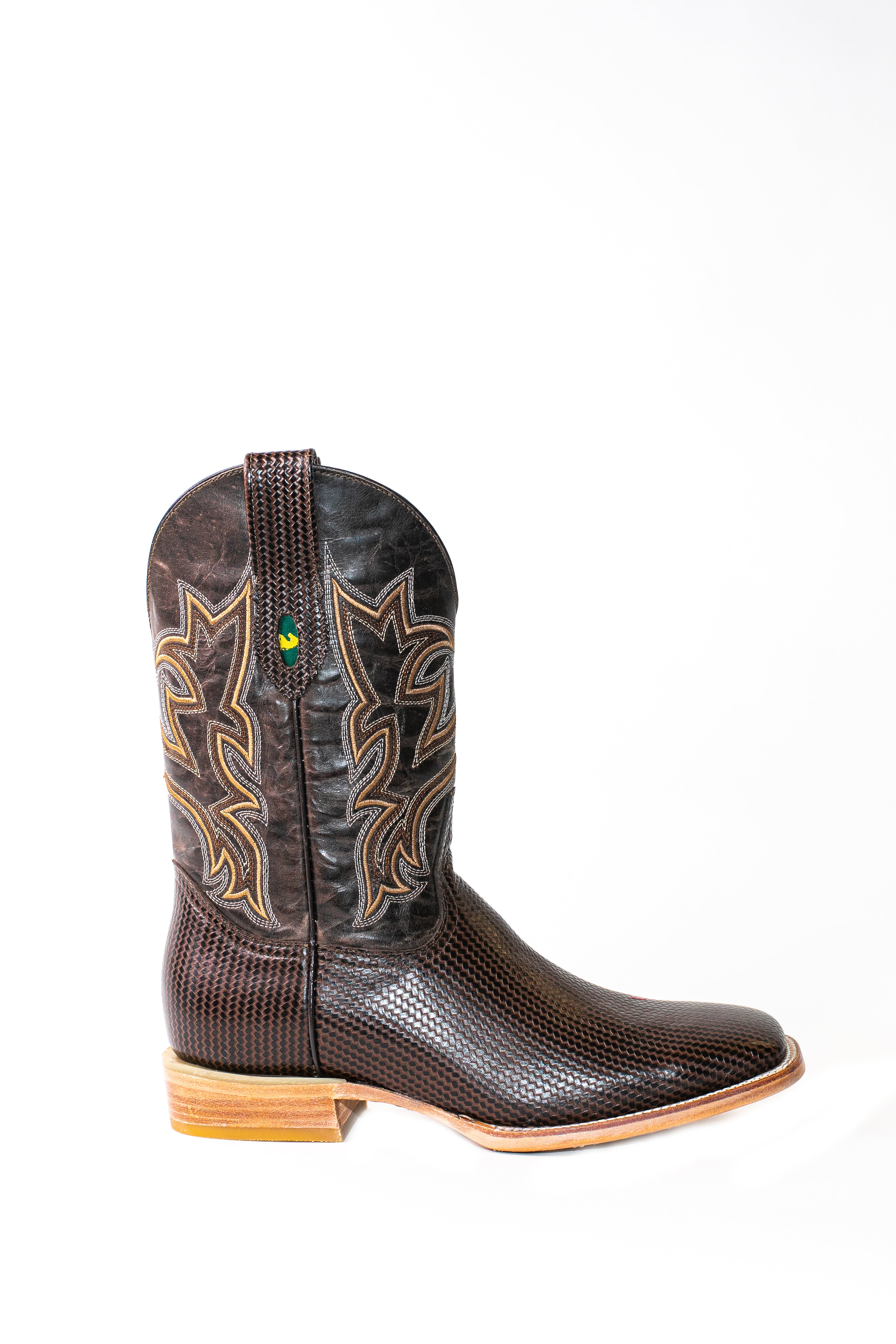 Vaquero Bronco Brown Petatillo Boot