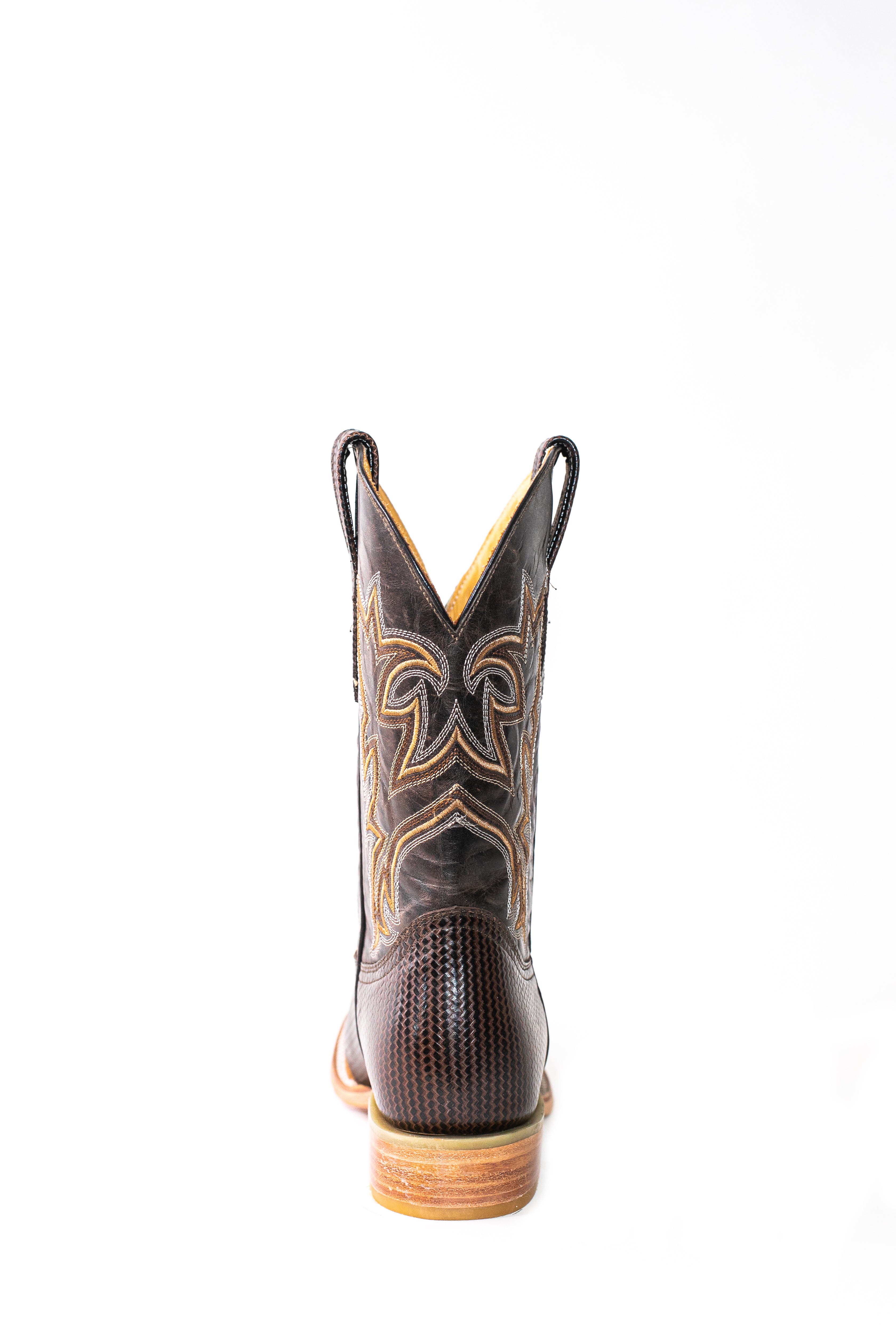 Vaquero Bronco Brown Petatillo Boot