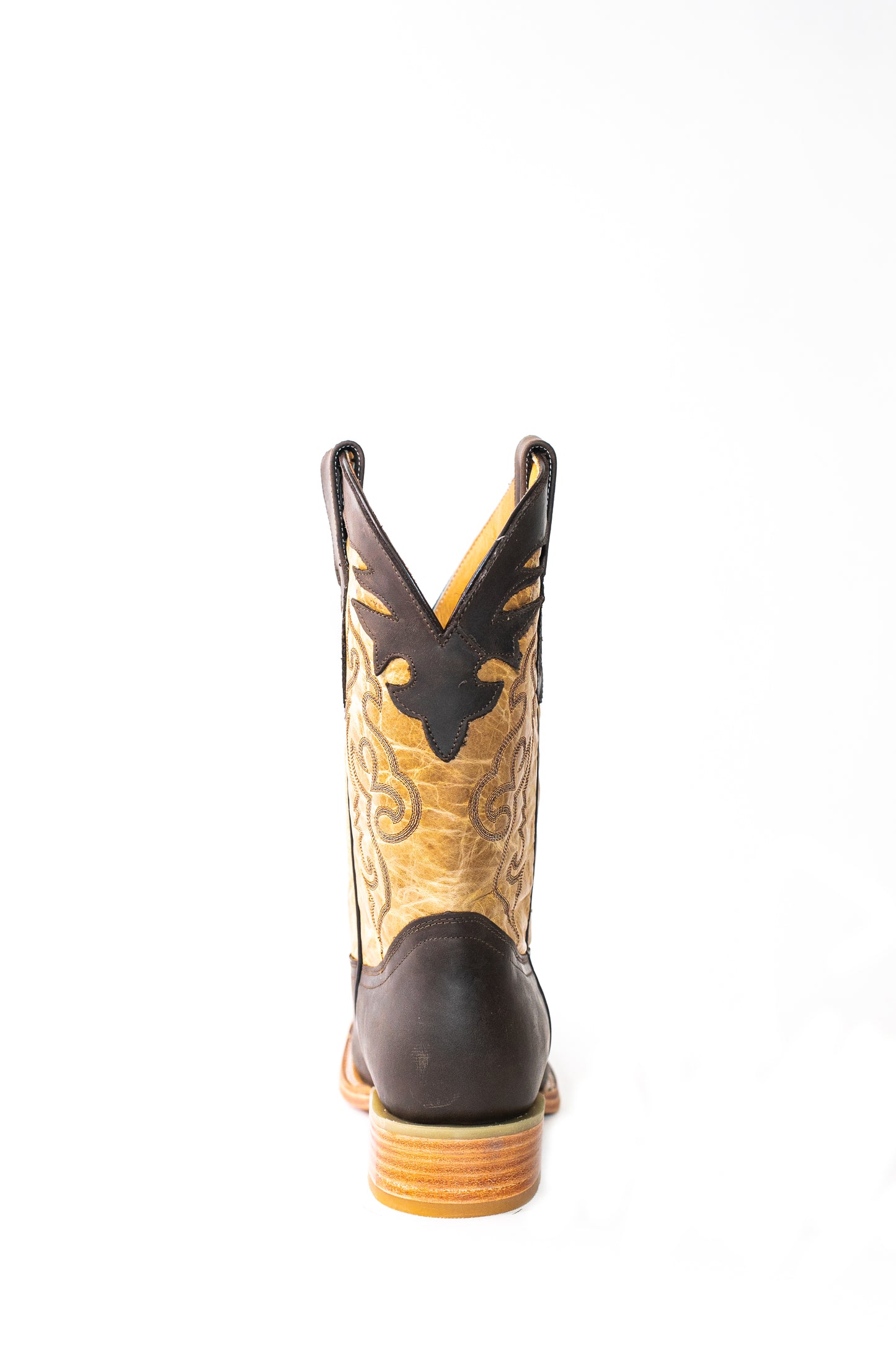 Vaquero Bronco Crazy Horse Brown/Tan Boot