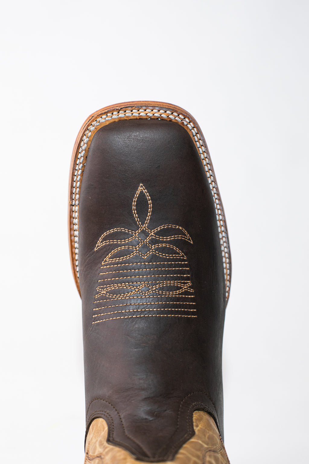 Vaquero Bronco Crazy Horse Brown/Tan Boot