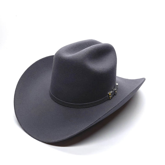 El Bronco Grey 6x Wool Cowboy Hat