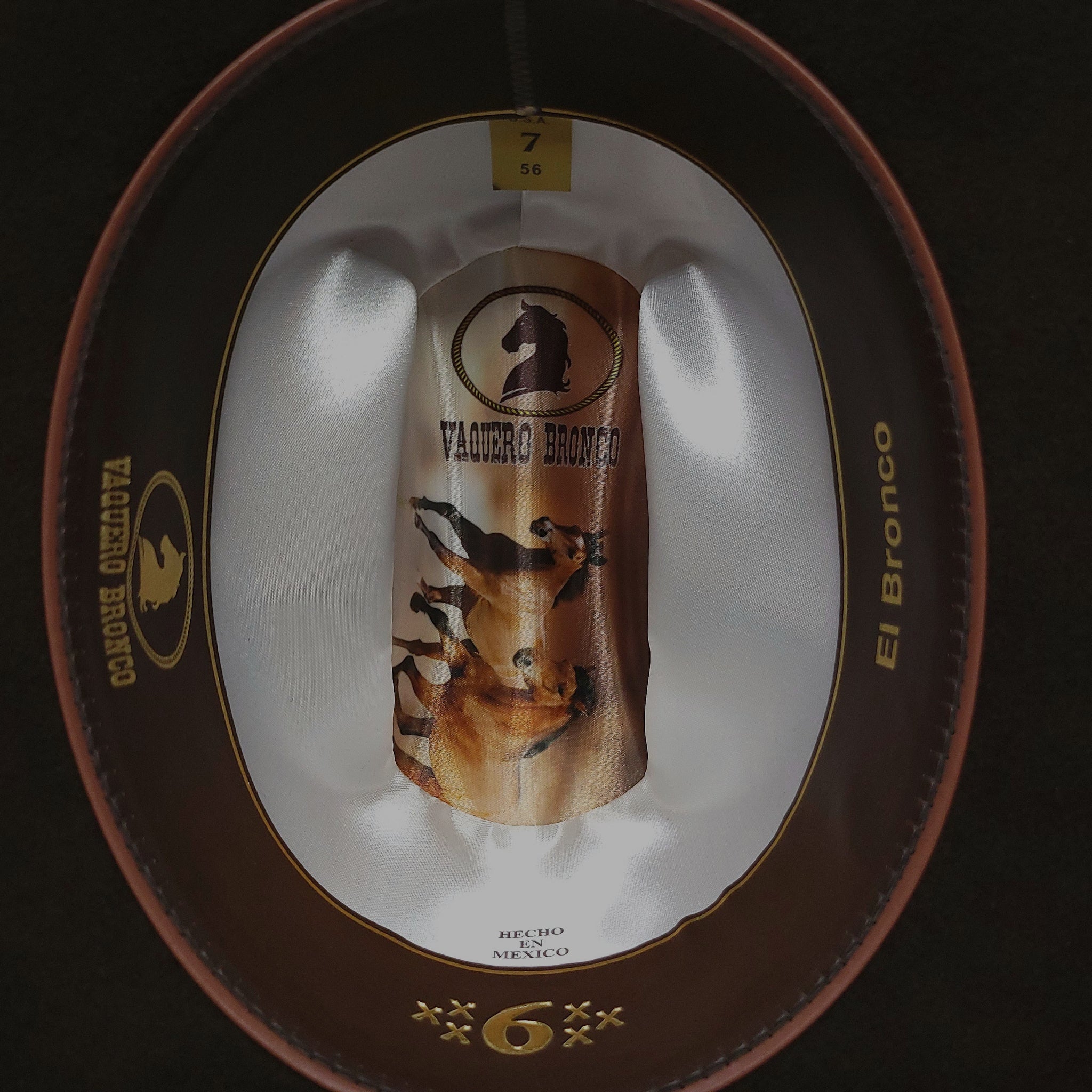 El Bronco Brown 6x Wool Cowboy Hat